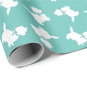 Papier Cadeau Chien de Cairn Terrier Chien Chien Chien Chien Chi (Coin rond)