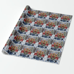 Papier Cadeau Chien de chasse de la baie de Chesapeake camion ro