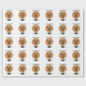 Papier Cadeau Chien de chasse du Cap d'Afrique Wild Dog (Plat)