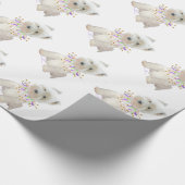 Papier Cadeau Chien de fête (Coin)