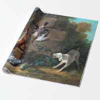 Chien de Jean-Baptiste Oudry gardant le jeu mort