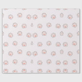 PAPIER CADEAU CHIEN DE LA MAIN (Plat)
