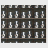 Papier Cadeau Chien de montagne bernois (Plat)