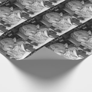 Papier Cadeau Chien de Noël de Noël de Noël de Noël de Noël