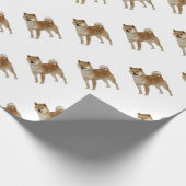 Papier Cadeau Chien de Shiba Inu (Coin)