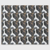 Papier Cadeau Chien de St Bernard (Plat)