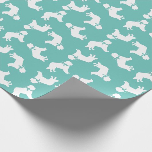 Papier Cadeau Chien de St. Bernard Puppy (Coin)