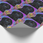 Papier Cadeau Chien de Terre-Neuve (Coin)