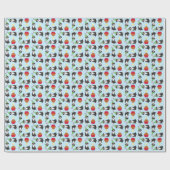 Papier Cadeau Chien d'eau portugais de Cupcake (Plat)