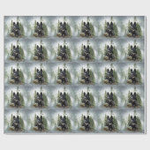 Papier Cadeau Chien d'ours karélien (Plat)