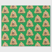 Papier Cadeau Chien en en costume Emoji de la pop (Plat)