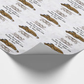 Papier Cadeau Chien épuisé N'importe quel enveloppement cadeau d (Coin)