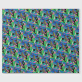 Papier Cadeau Chien et chat, (Plat)