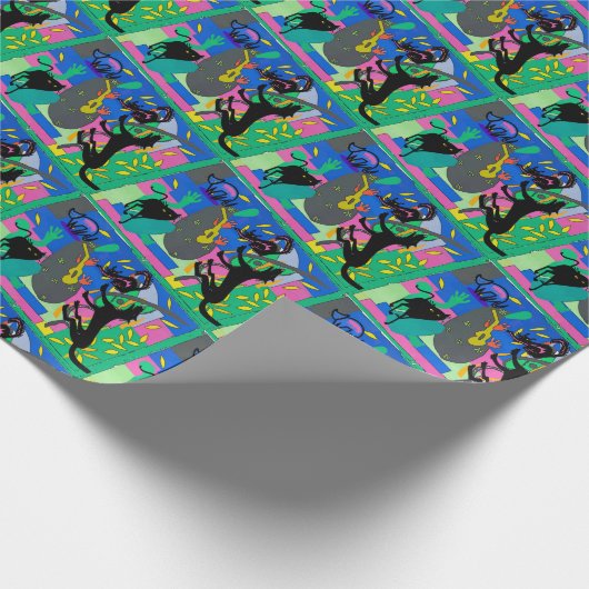 Papier Cadeau Chien et chat, (Coin)