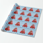 Papier Cadeau Chien Havanais en voiture avec le Père Noël<br><div class="desc">Le Père Noël conduisant une voiture portant des cadeaux de Noël avec un chien est une idée cadeau de Noël parfaite pour vos amis amoureux de les chiens. C'est sûrement un must de noël déco et idée cadeau de Noël.</div>