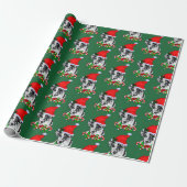 Papier Cadeau Chien léopard Catahoula Noël (Déroulé)