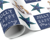 Papier Cadeau Chien mignon Chien chiot Animaux de compagnie Phot (Coin rond)