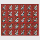 PAPIER CADEAU CHIEN MIGNON DE TERRIER D'ÉCOSSAIS, SCOTTIE DE (Plat)