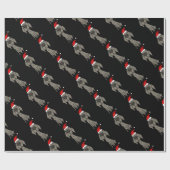 Papier Cadeau Chien mignon de Weimaraner dans la bande dessinée (Plat)