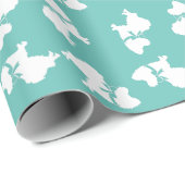 Papier Cadeau Chien papillon (Coin rond)