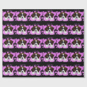 PAPIER CADEAU CHIEN SAINT BERNARD (Plat)