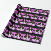 PAPIER CADEAU CHIEN SAINT BERNARD (Déroulé)