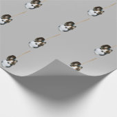 Papier Cadeau Chien Serpillière (Coin)