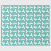 Papier Cadeau Chien Shar Pei Chien Chien Puppy (Plat)