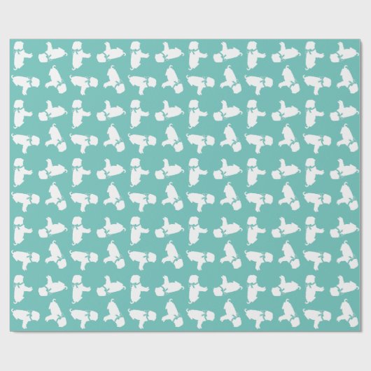 Papier Cadeau Chien Shar Pei Chien Chien Puppy (Plat)