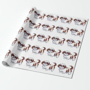 Papier Cadeau Chien Shih Tzu