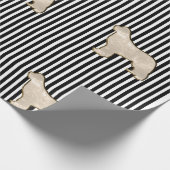 Papier cadeau Chien Terre-Neuve Multi Or (Coin)
