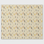 Papier Cadeau Chiens autorisés (Plat)