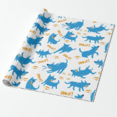 Papier Cadeau Chiens comiques (Déroulé)
