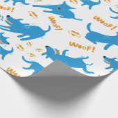 Papier Cadeau Chiens comiques (Coin)