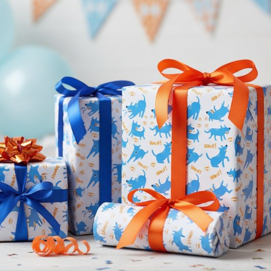 Papier Cadeau Chiens comiques