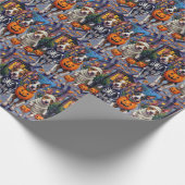 Papier Cadeau Chiens de Chesapeake Bay Terrier Costumes d'Hallow (Coin)