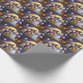Papier Cadeau Chiens de Coton De Tulear Citrouille Halloween Fun (Coin)