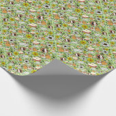 Papier Cadeau Chiens de Guinée (Coin)