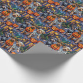 Papier Cadeau Chiens de Lowchen Costumes d'Halloween à l'essai o (Coin)