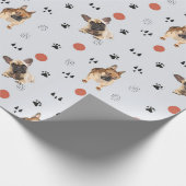 Papier Cadeau Chiens de Noël (Coin)