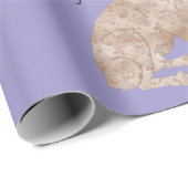 Papier Cadeau Chiens de Noël Enveloppement Papier (Coin rond)