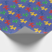 Papier Cadeau Chiens de sculpture de ballons Couleurs primaires (Coin)