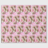 Papier Cadeau Chiens de Tiaras (Plat)