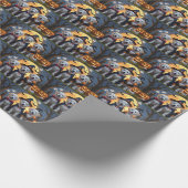 Papier Cadeau Chiens des grandes Pyrénées Citrouille Halloween d (Coin)