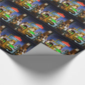 Papier Cadeau Chiens jouant à un jeu de poker (Coin)