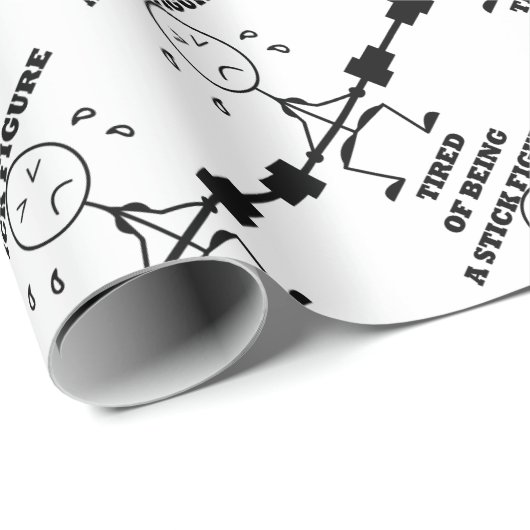 PAPIER CADEAU CHIFFRE DE BÂTON (Coin rond)