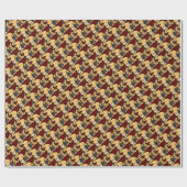 Papier Cadeau Chiffre de taureau français (Plat)