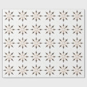 Papier Cadeau Chiffres d'or des nageurs synchronisés artistiques (Plat)