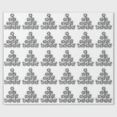 Papier Cadeau Chiffres thaïlandais Pyramide ♦ Script en thaï ♦ (Plat)
