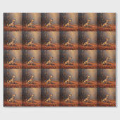 Papier Cadeau Chihuahua à l'automne Leaves automne Inspire (Plat)